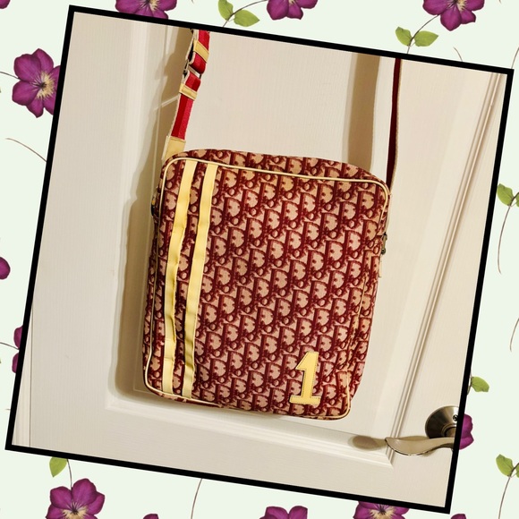 Dior trotter print large messenger/crossbody bag EUC! - Picture 3 of 8
